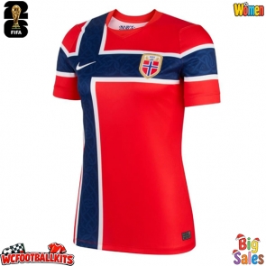 Norway Replica Home Stadium Shirt for Women World Cup 2026 Short Sleeve
